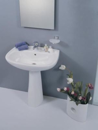 Комплект раковина 55 см Normus + пьедестал