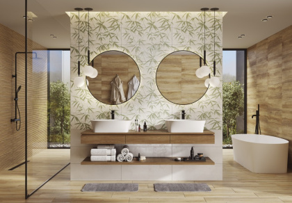 Настенное панно Meissen Keramik Japandi бежевый 50x75 A16516 Настенное панно Meissen Keramik Japandi бежевый 50x75 A16516