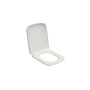 Сиденье с крышкой Scala, дюропласт, плавное опускание,  белый, арт. A0312-001, шт