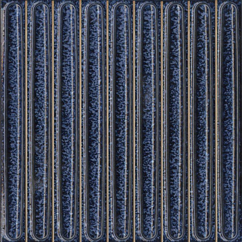 Декор чипсет Далия синий глянцевый 20x20x0,95