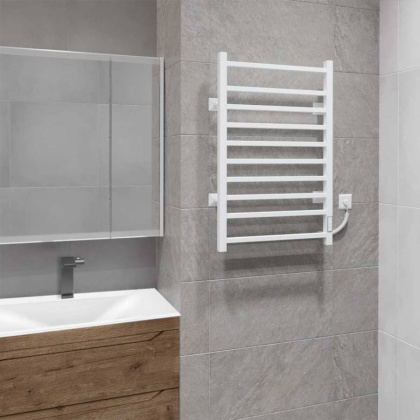 Полотенцесушитель электрический Vincea VTD-1LWE 50x80, белый, таймер Полотенцесушитель электрический Vincea VTD-1LWE 50x80, белый, таймер