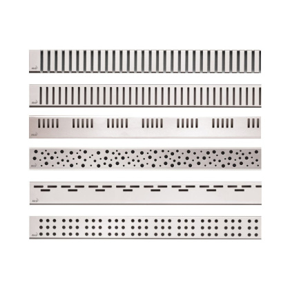 Решетка для водоотводящего желоба, нержавеющая сталь-глянец