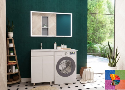 Тумба напольная под умывальник Barcelona Luxe 1200х482 2-х дверная (ШхГхВ) 548х476х860