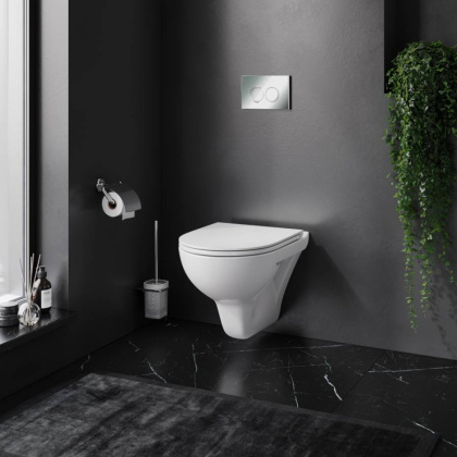 IS70151.901700 Инсталляция с клавишей ProC L глянец. Хром с подвесным унитазом Gem FlashClean с сид м/лифт IS70151.901700 Инсталляция с клавишей ProC L глянец. Хром с подвесным унитазом Gem FlashClean с сид м/лифт