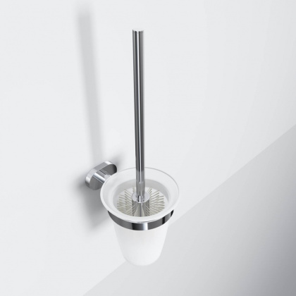 Стойка с туалетной щеткой Sense L, 35,3х11,3х14,8 см, белая, A7433300