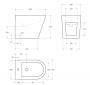 Биде напольное BelBagno FLAY-R BB1003B Биде напольное BelBagno FLAY-R BB1003B
