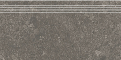 Ступень Чеппо ди Гре коричневый матовый обрезной 30x60x0,9