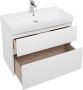 Тумба с раковиной Aquanet Бруклин 85 белый