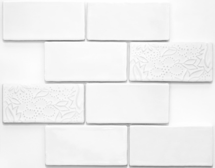 Мозаика PQ73150-03 керамика глянцевая (73*150) 315*310 сетка