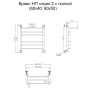 Полотенцесушитель Браво НП 2 П 60*40 (ЛЦ4)