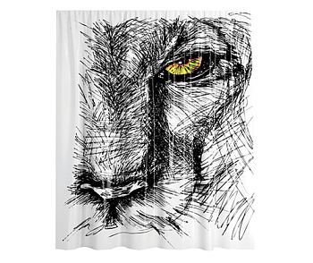 Шторка для ванной Isar, 180х200 см, белая, SC-73101