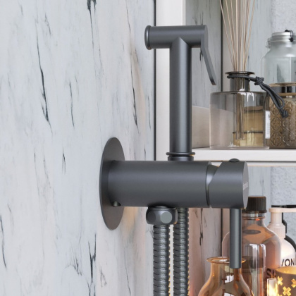 217000000 Option монтируемый в стену Смеситель, Черный 217000000 Option монтируемый в стену Смеситель, Черный