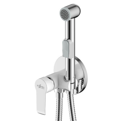 Смеситель Rossinka W25-51 с гигиеническим душем встраиваемый Смеситель Rossinka W25-51 с гигиеническим душем встраиваемый