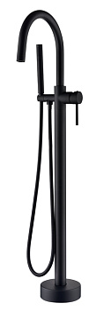 Смеситель напольный Uno BLACK