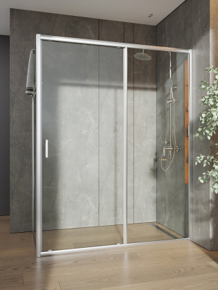 Душевой уголок Orange E23-15080TCR без поддона 150х80, стекло прозрачное