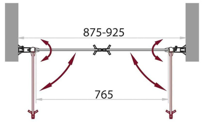 Душевая дверь BelBagno SELA-B-2-90-C-Cr