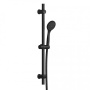 D0108000BL Comfort душевой комплект, ручной душ 1F, стойка 600 мм, Черный