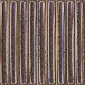 Декор чипсет Далия фиолетовый глянцевый 20x20x0,95