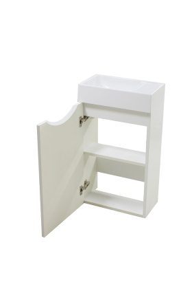 Комплект мебели Mini 400х220 подвесной левосторонний  1 дверный (ШхГхВ) 400х220х607