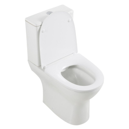 LOUNGE Чаша безободкового унитаза с сиденьем дюропласт soft close, P-trap, BB045CPR/SC LOUNGE Чаша безободкового унитаза с сиденьем дюропласт soft close, P-trap, BB045CPR/SC