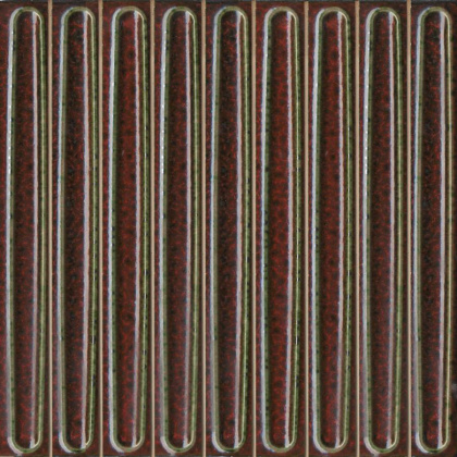 Декор чипсет Далия красный тёмный глянцевый 20x20x0,95