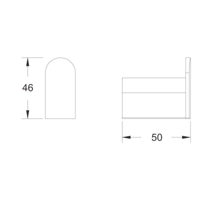 Крючок, RG1711H Rose, Черный