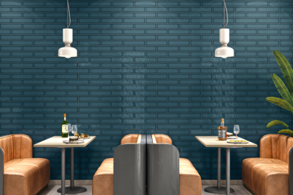 Керамическая плитка MONTE BLUE 10x40, Monte