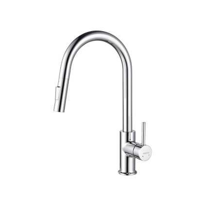 Смеситель для кухни с вытяжным изливом 2 jet AQUATEK AQ1384CR ЕВРОПА Смеситель для кухни с вытяжным изливом 2 jet AQUATEK AQ1384CR ЕВРОПА