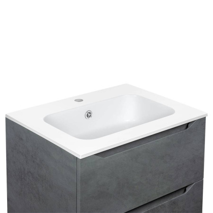 Раковина VCB-2N600W из искуственного камня, цвет белый Раковина VCB-2N600W из искуственного камня, цвет белый