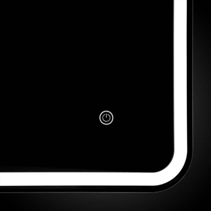 Зеркало LED VLM-3VC600 600х800 c сенсорным выключателем и диммером Зеркало LED VLM-3VC600 600х800 c сенсорным выключателем и диммером