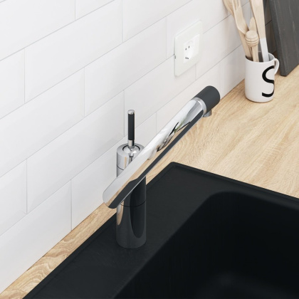 290007464 ARC Смеситель для кухни, Хром,  поворотный излив 236 мм, шт