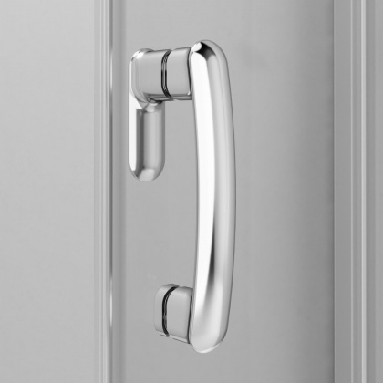 W83G-333-095CT Like Round 95 Душевое ограждение Like Round 95x95,  стекло прозрачное, проф Хром глян