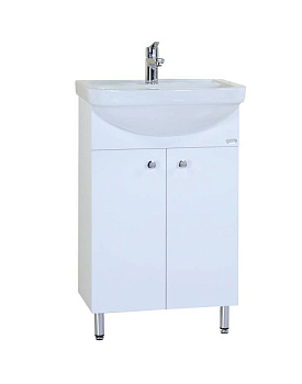 Тумба Onika Крит-Эко 52 напольная, белая, разборная (ум. Акватон 52)