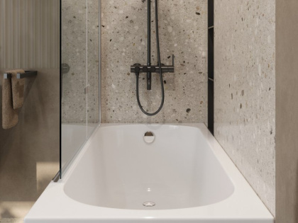 Акриловая ванна CEZARES ECO-155-70-41-W37, 155x70x44