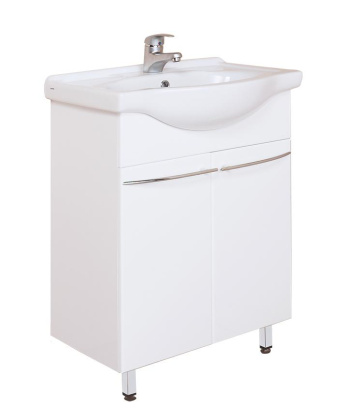 Тумба Onika Селигер 60 напольная, белая (ум. Селигер 60)