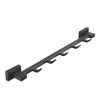 Планка с 5 крючками Черн., SG5651H Shevanik, Черный