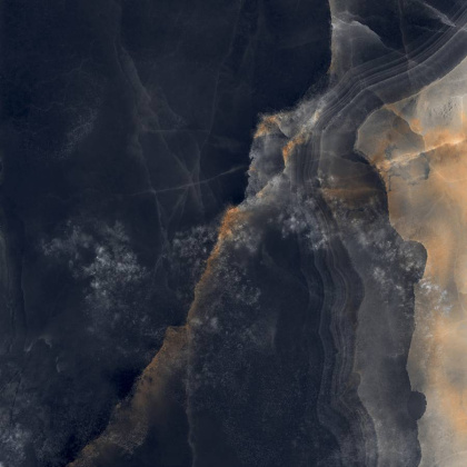 Interstellar Black Керамогранит чёрный 80х80 полированный