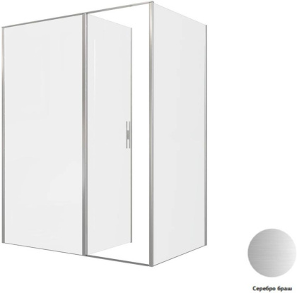 Душевой уголок Allen Brau Priority 160x100 3.31038.BA + 3.31047.BA серебро браш