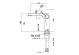 Смеситель для раковины Paffoni Rock RO071CR Смеситель для раковины Paffoni Rock RO071CR