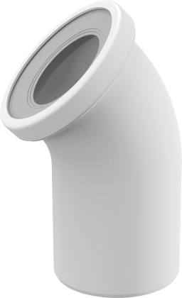 Колено для унитаза 45°