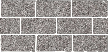 Бордюр Роверелла пепельный мозаичный  34,5х14,7 Бордюр Роверелла пепельный мозаичный  34,5х14,7