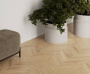 Вуд Латина Миле Шеврон Керамогранит бежевый 60х120 матовый гравированный