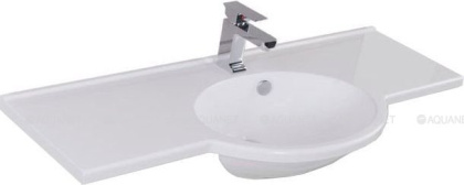 Раковина для тумбы Aquanet Лайн 120 marmite pernilla Раковина для тумбы Aquanet Лайн 120 marmite pernilla