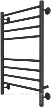 Полотенцесушитель Terminus Аврора П8 500х800 электро КС 9005 матовый  Полотенцесушитель Terminus Аврора П8 500х800 электро КС 9005 матовый