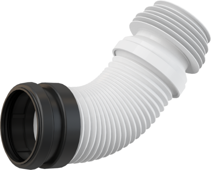 Гибкая подводка для выпуска унитаза DN90/110 (подходит ко всем скрытым системам инсталляции)