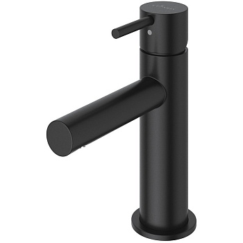 LEAF-LSM1-L-NOP Смеситель для раковины однорычажный, с донным клапаном, исполнение Чёрный матовый LEAF-LSM1-L-NOP Смеситель для раковины однорычажный, с донным клапаном, исполнение Чёрный матовый