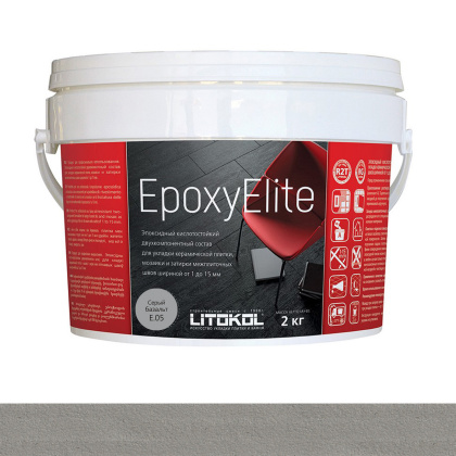 Затирка эпоксидная EPOXYELITE E.05 Серый базальт  2кг
