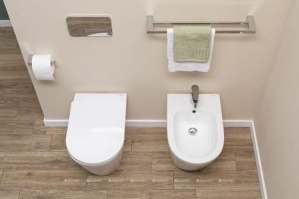 Биде напольное Aquanet Atago 2.0 B1 LX-1057A Биде напольное Aquanet Atago 2.0 B1 LX-1057A