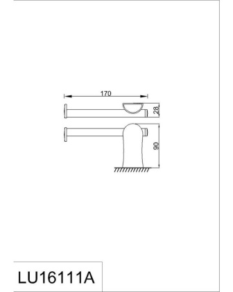Бумагодержатель Rush Luson (LU16111А) Бумагодержатель Rush Luson (LU16111А)