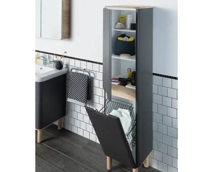 Пенал для ванной Vitra Sento 40 60856 антрацит